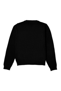 Cotton Cashmere Sweater Black