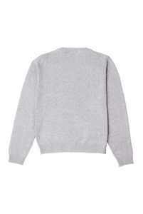 Cotton Cashmere Sweater Grey
