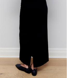 Longline Skirt Black